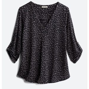 Beacon Patty Roll Tab Knit Top